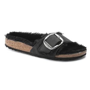 Birkenstock Madrid Big Buckle Shearling Oiled Leather Sandal US8 EU39 1020136